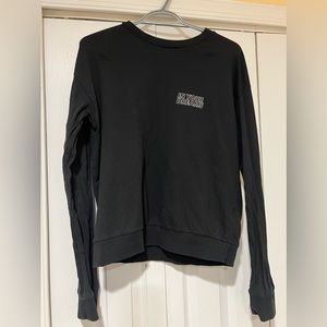 Black Graphic Long Sleeve T-Shirt